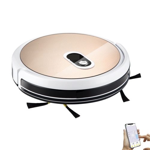 WiFi Robot Vacuum Cleaner Sweeping Mopping with Aspirador Wet Dry Cleaning Functions Battery Powered Household Hotel Use-EU Plug - Image 4