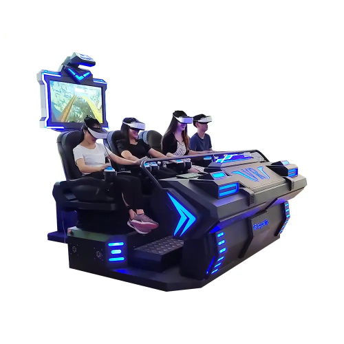 Custom Virtual Reality 9D Simulator Motion 4 Seat Movie Machine - Image 4