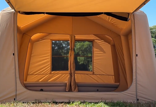 Custom Large Two Room Waterproof Inflatable House Air Tent Camping Tent Automatic Function - Image 5