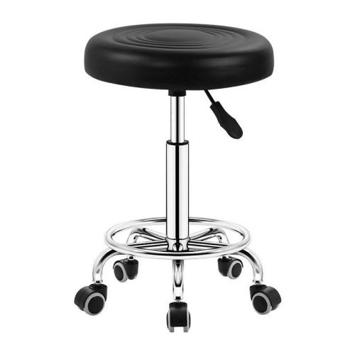 Factory Direct Swivel Bar Stool for Dining Room, Rolling Chair Adjustable Height with Backrest, Modern - Image 5