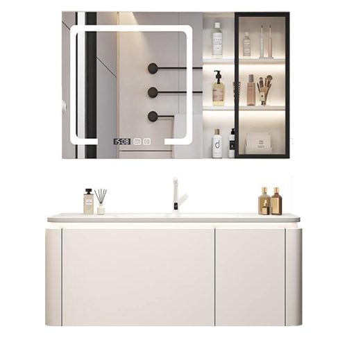 Modern Style Bathroom Vanities Bathroom Cabinet With Mirror - Image 5