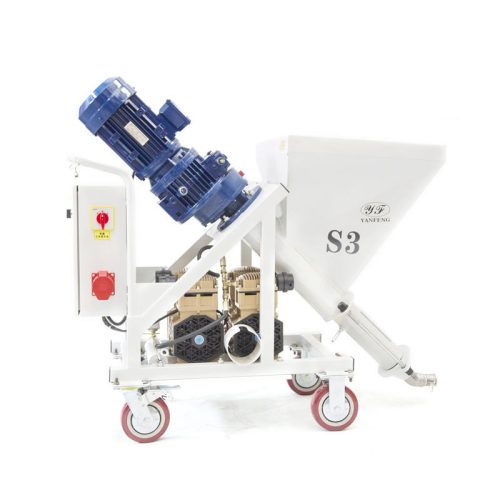 Matching Air Compressor Wall Plaster Cement Plastering Machine - Image 6