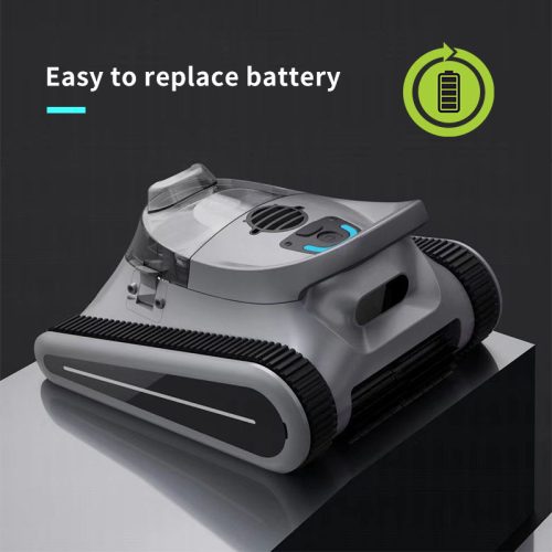 Long Battery Life Fast Charging Intelligent Automatic Wall-Climbing Swimming Pool Cleaning Robot - Image 5