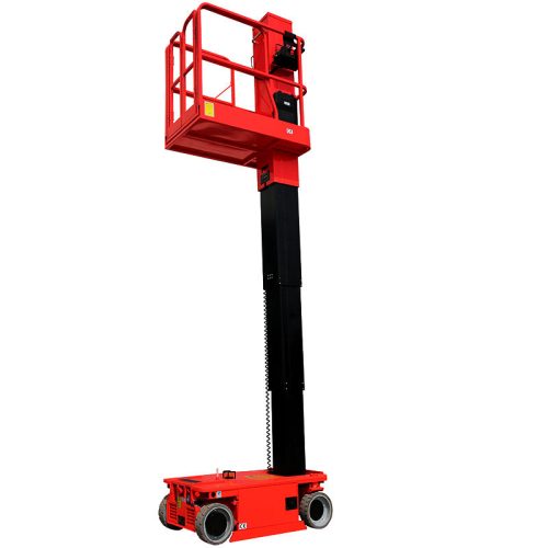 Push Automatic Mast Lift Personnel Aerial Work Equipment With CE