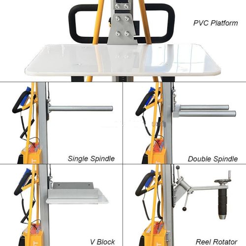 Mini Electric Platform Lift 1.5m-1.7m-1.8m-Height & 100-150-200Kg cm Small Cargo Battery Stacker Automatic Lifting - Image 6