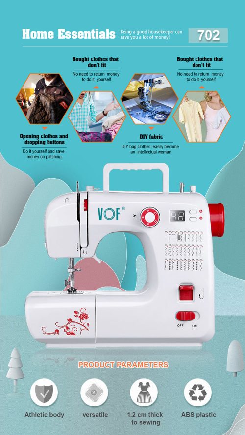 30 Stitch Overlock Household Automatic Electric Sewing Machine - Image 6