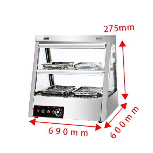 Commercial Industrial Electrically Insulated Stainless Steel Thermal Displays Keep Food Heaters On Tray Machines Heating Fixed Cabinets - Image 5