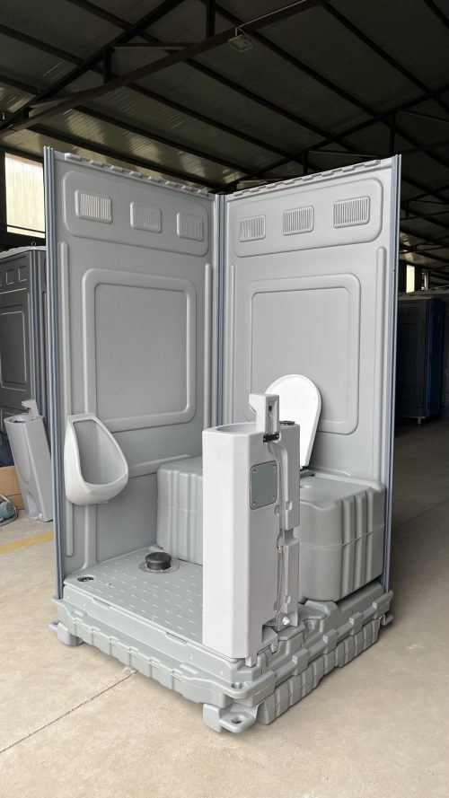 Portable Toilet, Modern Design In Stainless Steel And PVC - Image 6