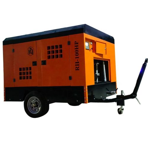 Mobile Portable Electric Air Compressors Mining Mobile Air Compressor Portable Screw Compressor - Image 6