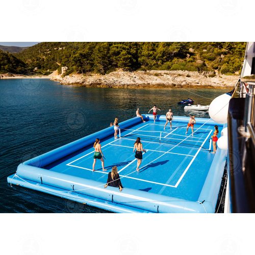 Customized Inflatable Water Sport Platform Inflatable Floating Island Inflatable Pickleball Court - Image 6