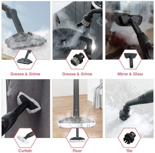 Cleaning Home 1300W 700Ml Multi Functional Handheld High Pressure Sofa Steam Mop Cleaner - Image 5