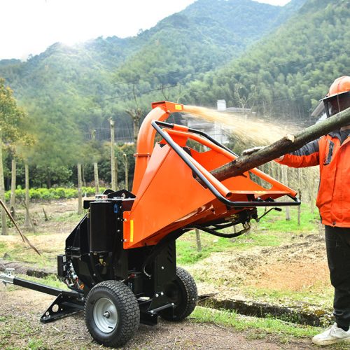 Wood Chipper Machine 15Hp Petrol Diesel Machine Tree Branch Shredder Gasoline Engine Small Wood Shredder - Image 6