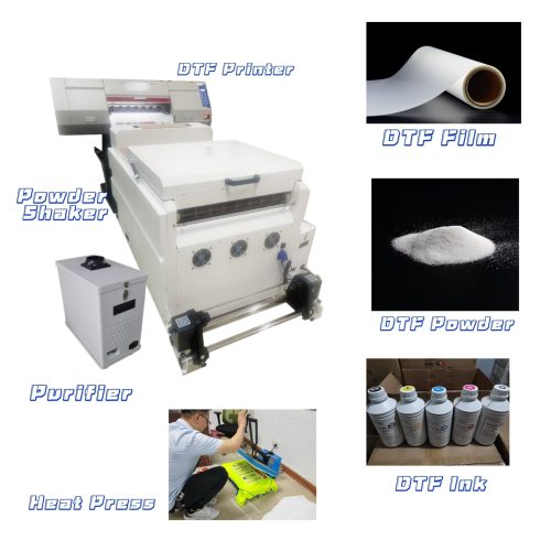 60cm Uv Imprimante dtf i3200 Printer Cup Pack Printer A3 Dtf T-shirt Printing Press Sticker - Image 5