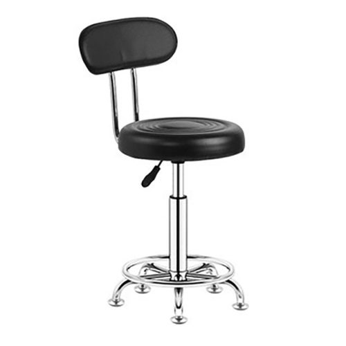 Factory Direct Swivel Bar Stool for Dining Room, Rolling Chair Adjustable Height with Backrest, Modern - Image 6