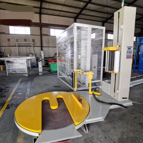 Fully Automatic M Type Stretch Wrapping Machine POF Film Packaging Wrap Pallet Packing Wrapper - Image 6