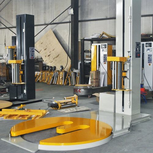 M Type Turntable Pallet Wrapping Machine Stretch Wrap Machine - Image 6