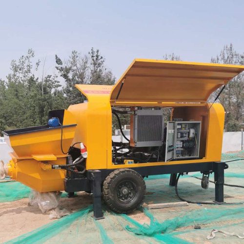 Concrete Diesel Pump Diesel Motor Diesel Concrete Transfer Pump