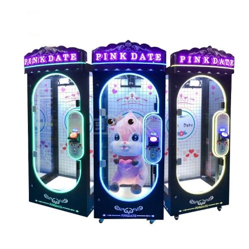 Pink Date Cut The Rope Game Machine Standing Indoor Push Prize Toy Crane Claw Machine - Image 7