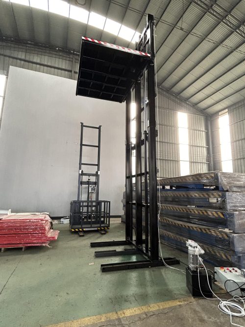 8m 10m Vertical Lift Indoor & Outdoor Cargo Lift Hydraulic Pump Custom Domestic Platform Lift - Image 7