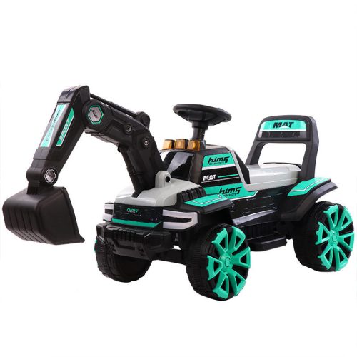 12V Electric Excavator Ride-On Toy with Remote Control and Electric Arm - Image 7