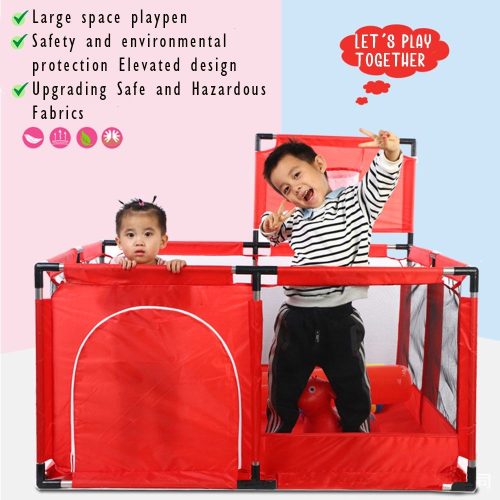 Baby Fence Playpen Kids Safety Playpen Guard Rail Rectangle Hexagon Playards Playpen - Image 7