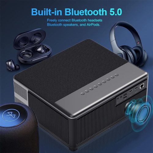 Dust-Proof Android Wireless Business Projector Presentation Device Smart 4k Enclosed Projector TV Home Theater - Image 7