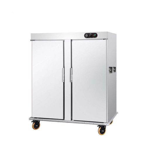 Two-Door Commercial Hot Banquet Cabinet Kitchen Vertical Heating Insulation Cabinet - Image 7