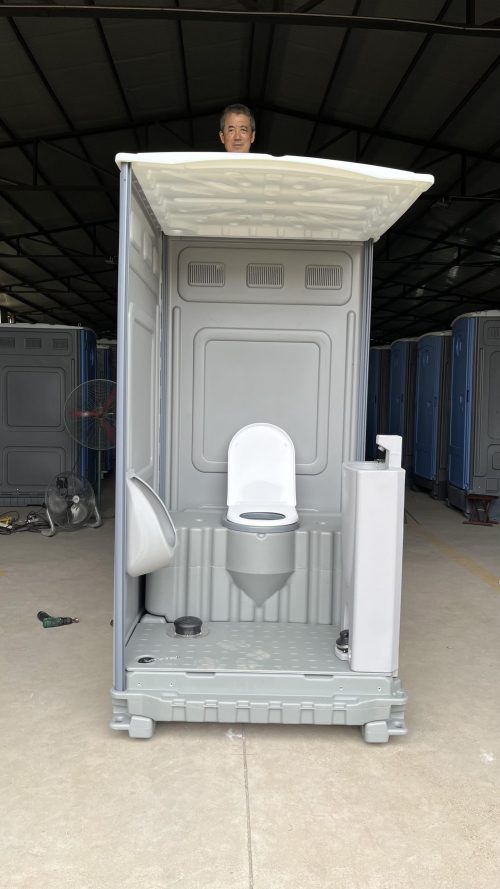 Portable Toilet, Modern Design In Stainless Steel And PVC - Image 7