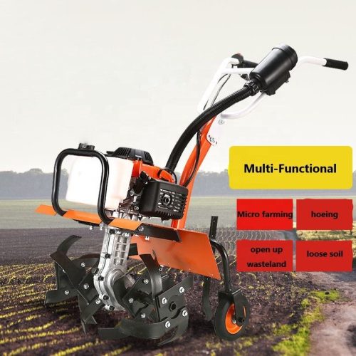 Small diesel Micro Tiller Two Four-wheel Drive Cultivator Multi Functional New Gasoline Micro Tiller Machine - Image 7