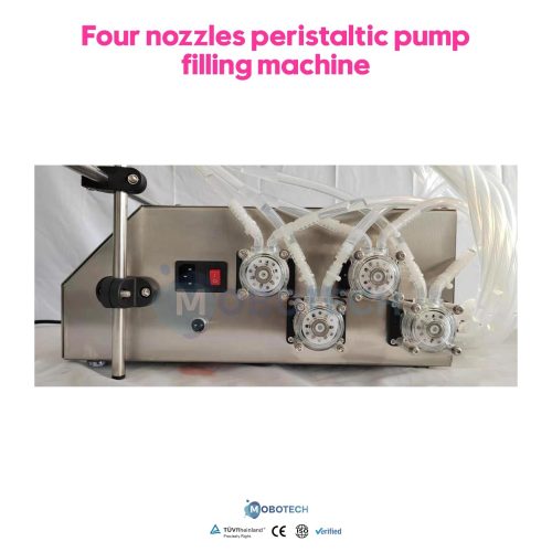 6 Nozzle Peristaltic Pump Liquid Filling Machine Automatic Dispenser - Image 7