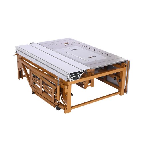 Portable Folding Woodworking Table Saw Mobile Table Saw Sawmill Portable Horizontal Table Saw for Woodworking - Image 7