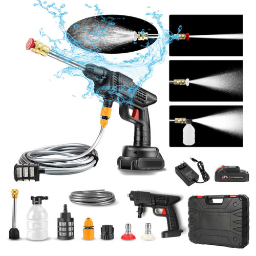 26 Bar Cordless Water Pressure Car Washer Cleaner - Image 2