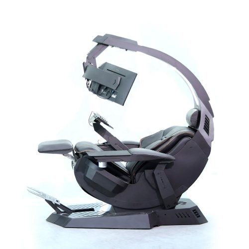 Ergonomic Scorpion Chair Cockpit Zero Gravity Gaming Workstation Recliner Laptop Stand Adjustable - Image 2