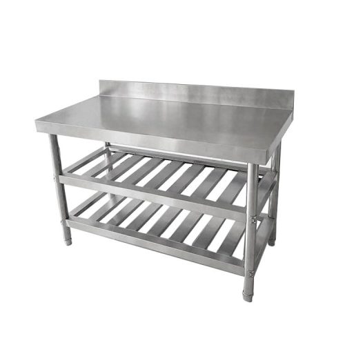 Commercial Stainless Working Table Three Layers - Image 2