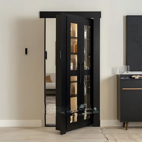 Solid Wood Cabinet Invisible Door Hidden (1 Square Meters Price)