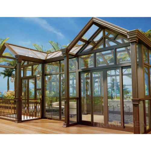 Aluminum Glass Sunrooms, Glass Garden House Plastic PVC Sunroom (1 Square Meters Price) - Image 2