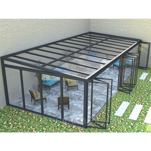 3 Seasons Porch Prefab Sunroom Veranda Glass House (1 Square Meters Price) - Image 2