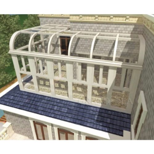 Greenhouse Solarium Prefabricated Glass House Conservatory Sunroom(1 Square Meters Price) - Image 2