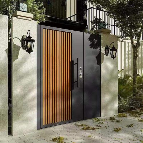 Digital Lock  Aluminum Boundary Wall Gate(1 Square Meters Price) - Image 2