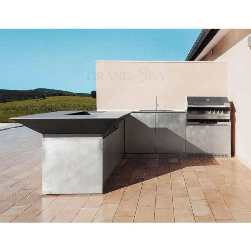 Outdoor BBQ Kitchen Cabinet Island – 1 Meter Price