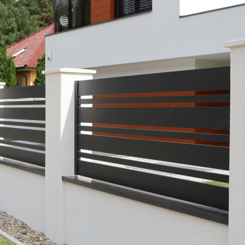 Aluminum Composite Galvanized Steel Privacy Fence With Light(1 Square Meters Price)