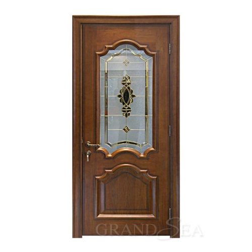 Fancy Wood Carving Simple Door Designs With Glass (1 Square Meters Price)