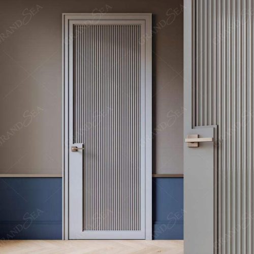 Internal Single Painted Wooden Swing Doors For Houses Classical Bedroom Casement (1 Square Meters Price)