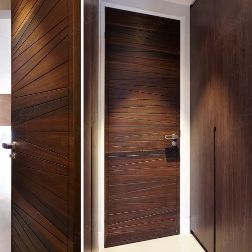 Latest Design Customized Swing Solid Wood Casement Swing Doors