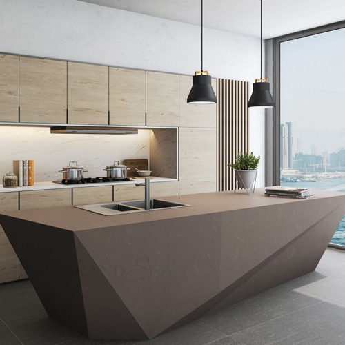 Modern Luxury Kitchen Cabinets Design Set Cabinet Kitchen Islands ( 1 square meters price)