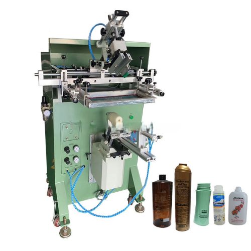 Semi-Automatic Multicolor Silk Screen Printing Machine – Versatile Printer for Cylindrical, Oval, and Flat Objects