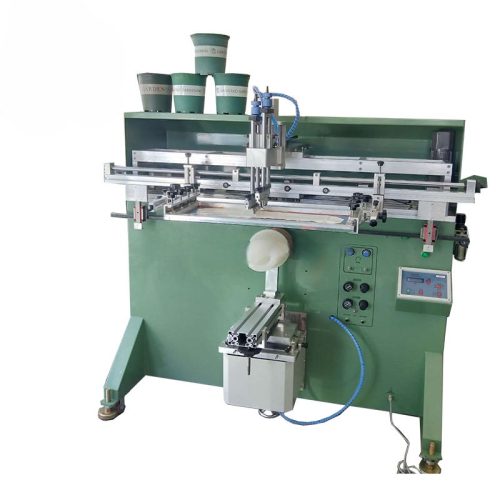 Semi-Automatic Multicolor Screen Printing Machine – Designed for Plastic Buckets and 5-Gallon Water Containers