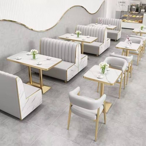 Customized Restaurant Booth Seating Set