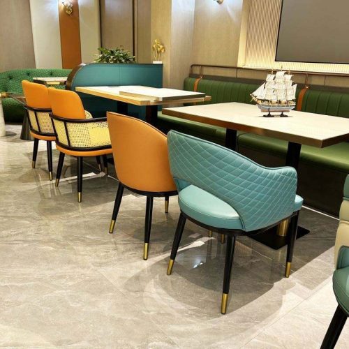 Hotel Restaurant Furniture Kitchen Dining High Back Bar Wooden Bar Chair