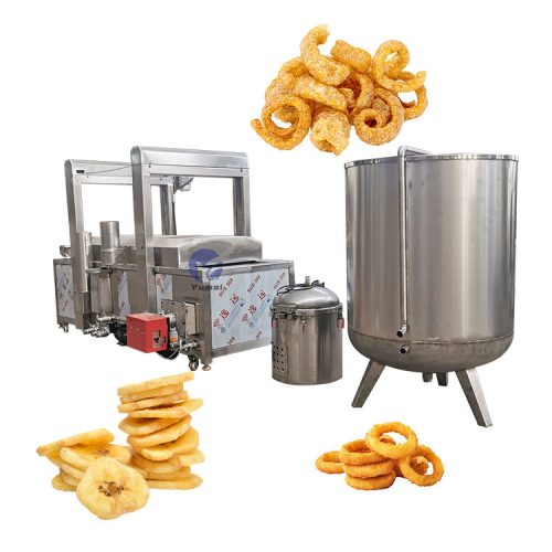 Industrial Fryer Machine With Double Belt